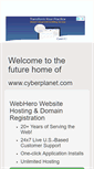 Mobile Screenshot of cyberplanet.com