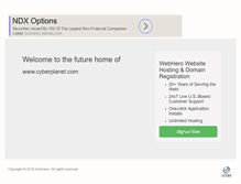 Tablet Screenshot of cyberplanet.com